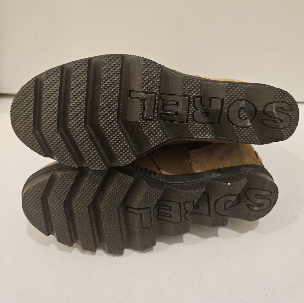 Sorel Joan of Arctic II Leather Sparkle Hidden Wedge Excellent - Picture 7 of 10